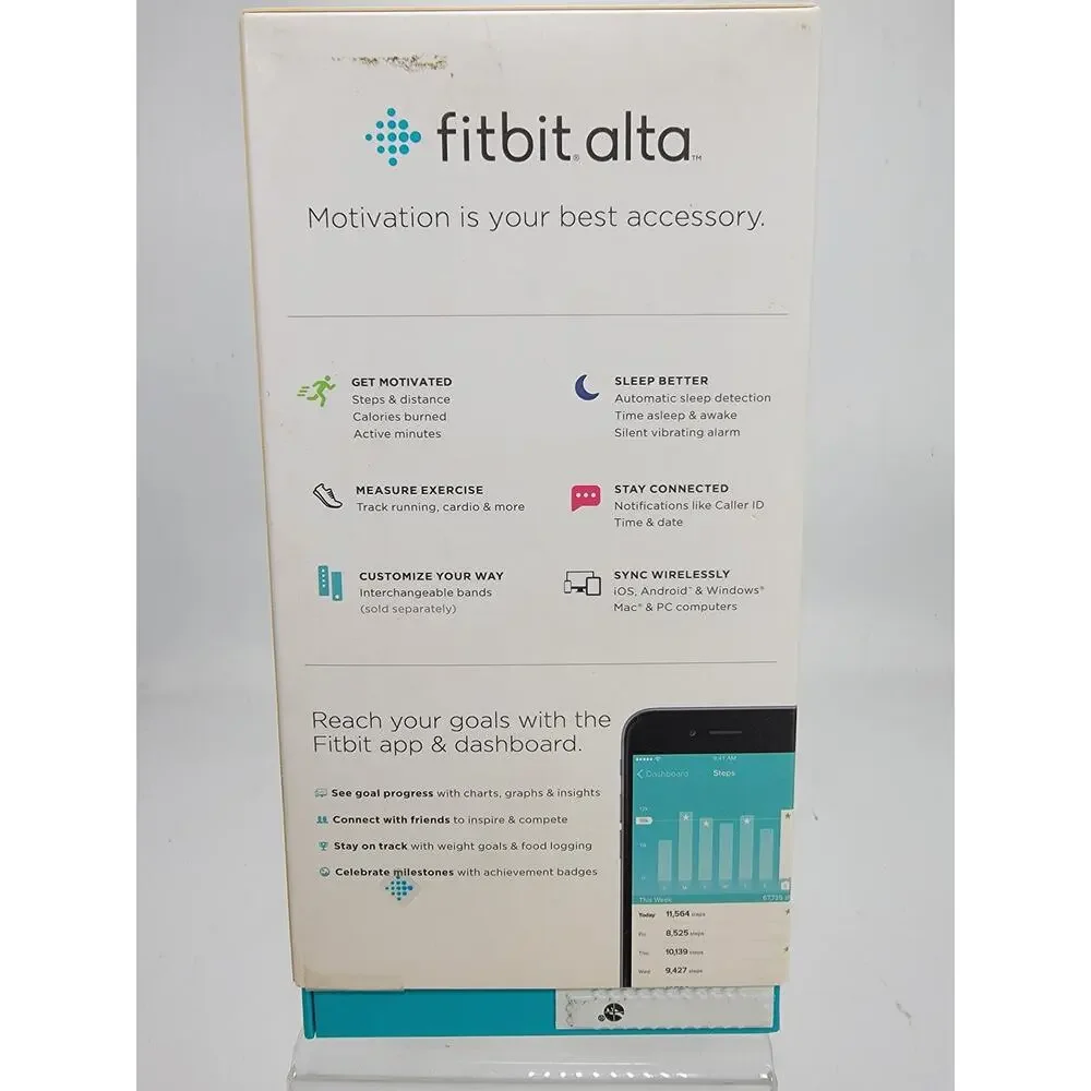 Fitbit Alta HR Fitness Wristband Heart Rate Tracker Sleep Monitor
